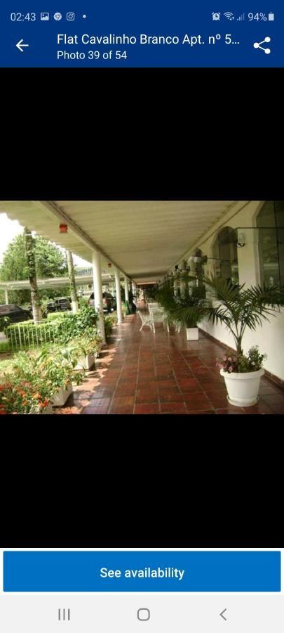 Flat No Hotel Cavalinho Branco Águas de Lindóia Dış mekan fotoğraf