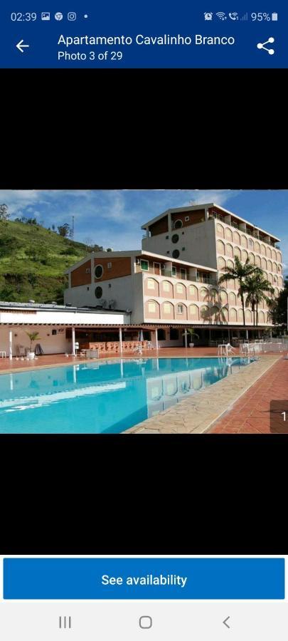 Flat No Hotel Cavalinho Branco Águas de Lindóia Dış mekan fotoğraf